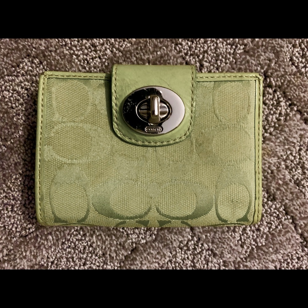 COACH signature wallet